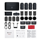 Contenido completo del Hollyland LARK MAX 2 Combo para 4 personas