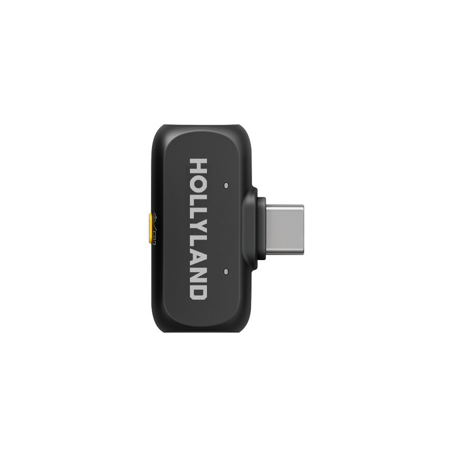 Receptor USB-C del Hollyland LARK A1 Mini Duo gris