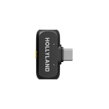 Receptor USB-C del Hollyland LARK A1 Mini Duo gris