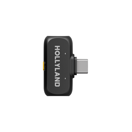 Receptor USB-C del Hollyland LARK A1 Mini Duo gris