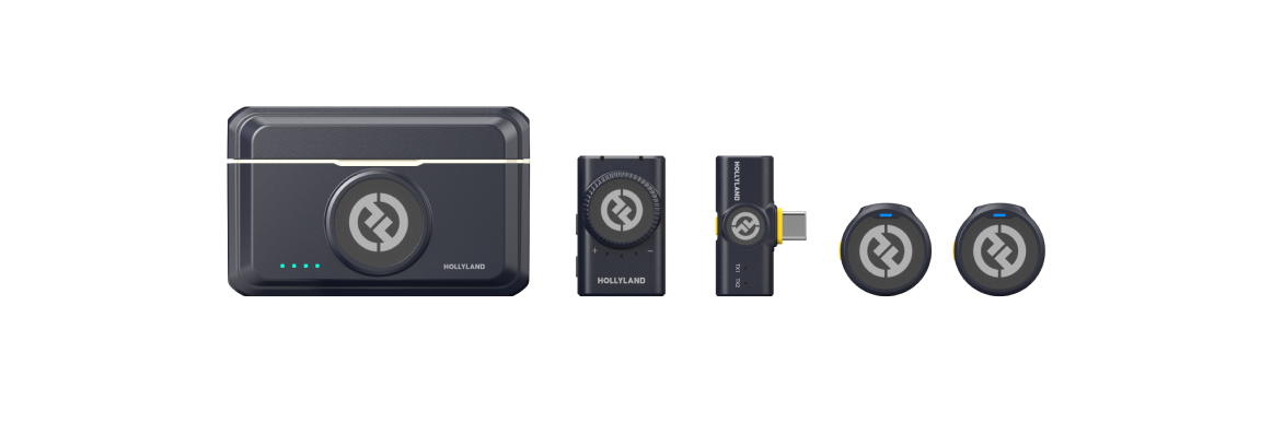 Componentes principales del Hollyland LARK M2 Mini Combo