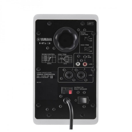 MONITOR ESTUDIO YAMAHA HS3W BLANCO, imagen adicional 3