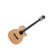 Guitarra electroacústica clásica Ibanez AEG7TN-NT Natural High Gloss, vista principal diagonal