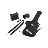 Combo Ibanez IJRX20-BKN Jumpstart, accesorios oficiales incluidos