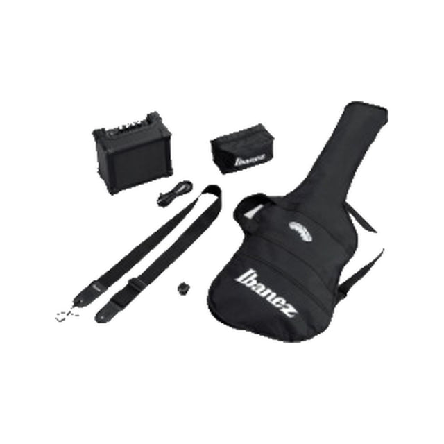 Combo Ibanez IJRX20-BKN Jumpstart, accesorios oficiales incluidos