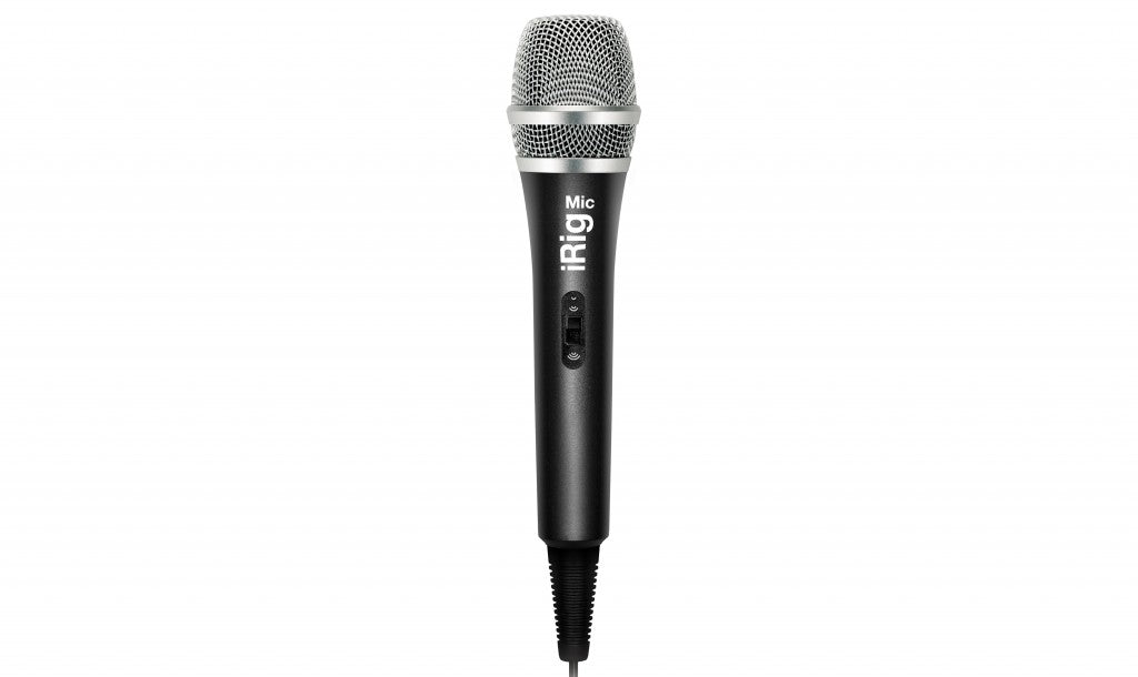 Micrófono de mano IK Multimedia iRig Mic, vista frontal