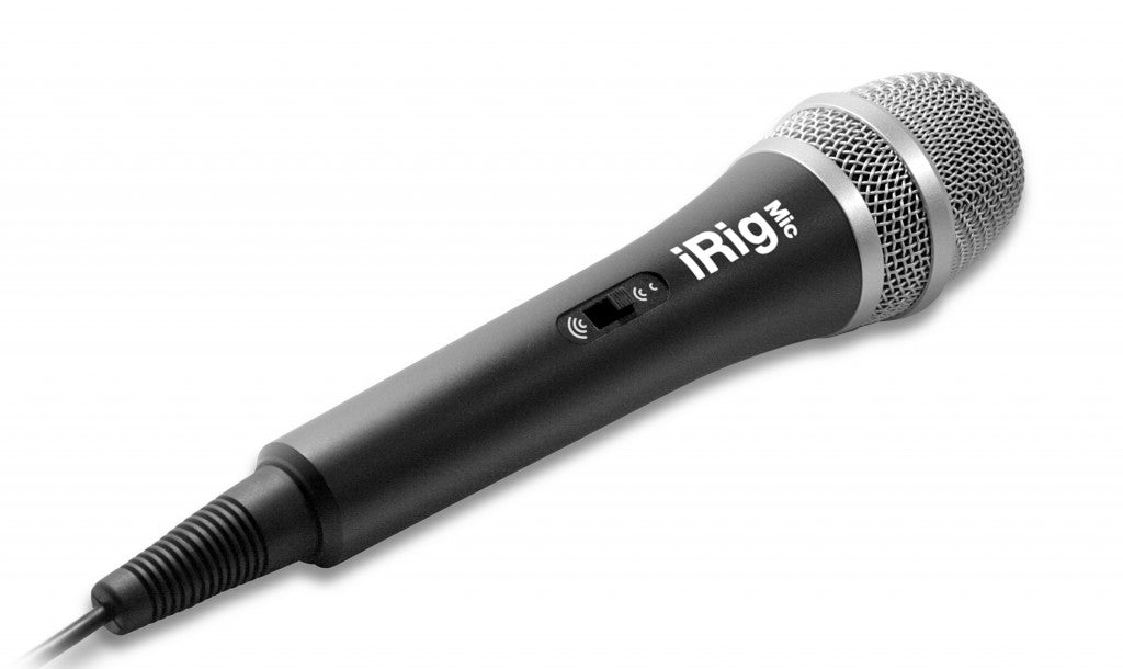 IK Multimedia iRig Mic, vista de tres cuartos derecha
