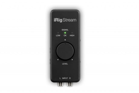 Interfaz IK Multimedia iRig Stream, vista principal