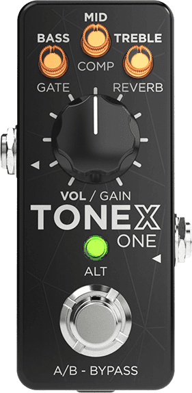 IK Multimedia TONEX ONE, vista frontal del pedal