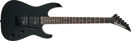 Jackson JS12 Dinky Gloss Black, vista frontal