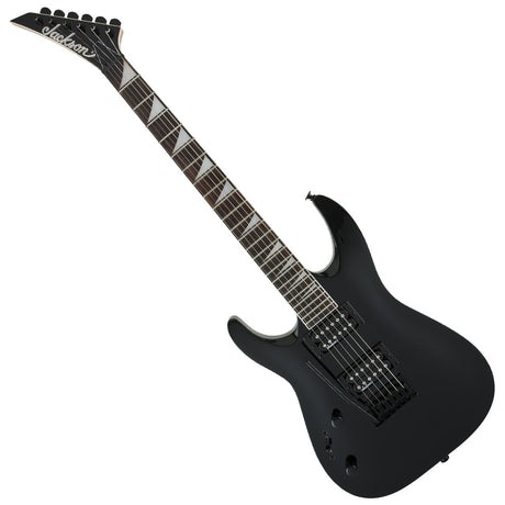 Jackson JS22 DKA LH Gloss Black, vista diagonal completa