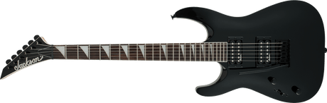 Jackson JS22 DKA LH Gloss Black para zurdo, vista frontal