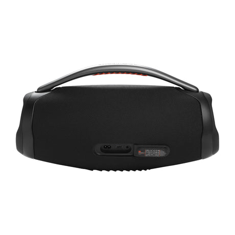 JBL Boombox 3 negro detalle de conexiones