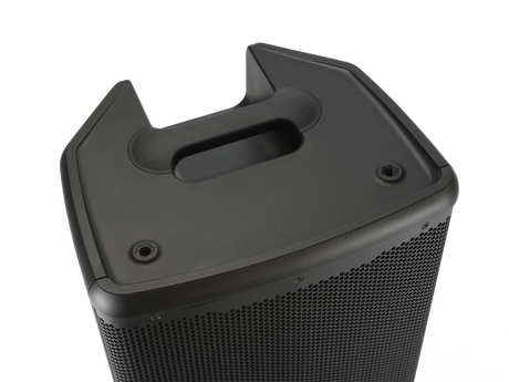 Cabina activa JBL EON712, detalle del asa superior