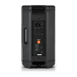 JBL EON712 vista posterior y panel de conexiones