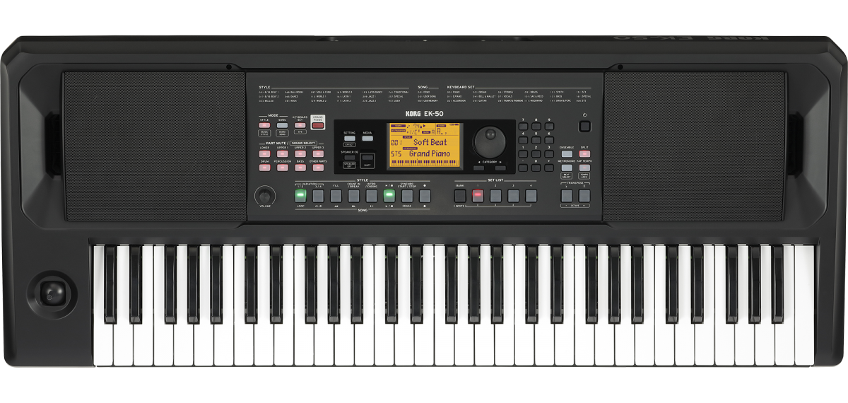 Teclado arreglista Korg EK-50 de 61 teclas