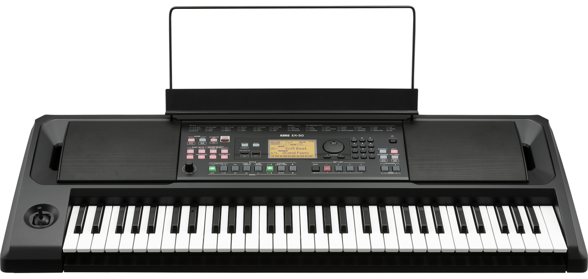 Vista del Korg EK-50 Entertainer Keyboard