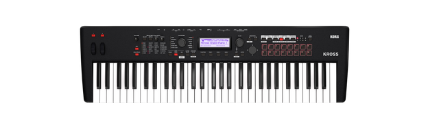 Korg KROSS 2-61 Music Workstation en acabado Super Matte Black