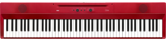KORG Liano L1 piano digital Metallic Red de 88 teclas, vista frontal