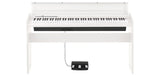 KORG LP-180-WH piano digital blanco con base y pedalera, vista frontal