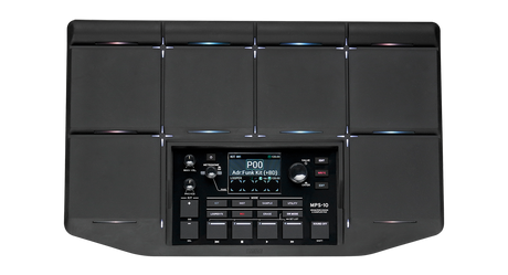 KORG MPS-10 sample pad profesional, vista superior