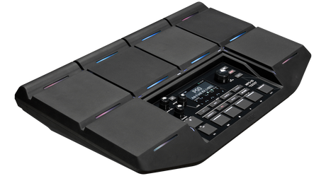 KORG MPS-10 pad de batería y percusión, vista en ángulo