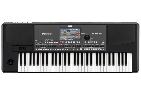 Vista superior del teclado arreglista Korg Pa600 de 61 teclas