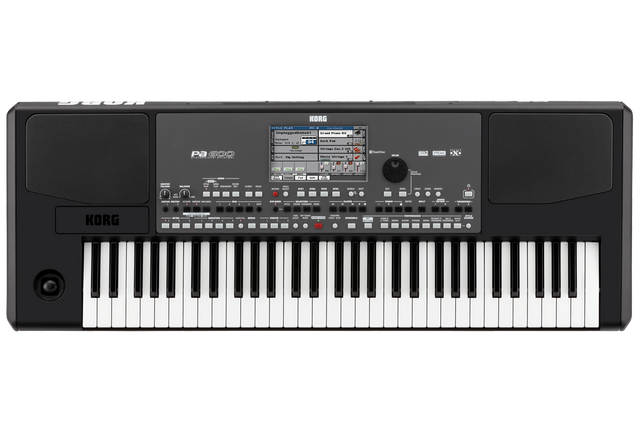 Vista superior del teclado arreglista Korg Pa600 de 61 teclas