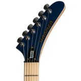 Guitarra Kramer Baretta Special Candy Blue – detalle de la pala y clavijas