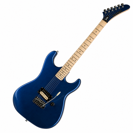 Guitarra Kramer Baretta Special Candy Blue – vista diagonal frontal completa