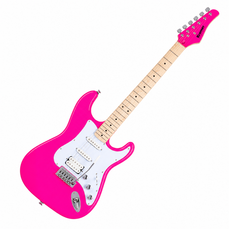 Guitarra Kramer Focus VT-211S Hot Pink – vista diagonal frontal completa