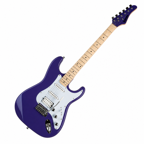 Guitarra Kramer Focus VT-211S Purple – vista diagonal frontal completa