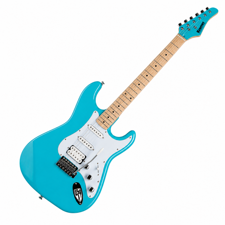 Guitarra Kramer Focus VT-211S Teal – vista diagonal frontal completa