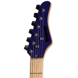 Guitarra Kramer Focus VT-211S Purple – detalle de la pala y clavijas