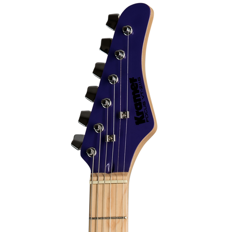Guitarra Kramer Focus VT-211S Purple – detalle de la pala y clavijas