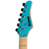 Guitarra Kramer Focus VT-211S Teal – detalle de la pala y clavijas