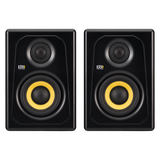 Par de monitores KRK Kreate 3 negros, vista frontal