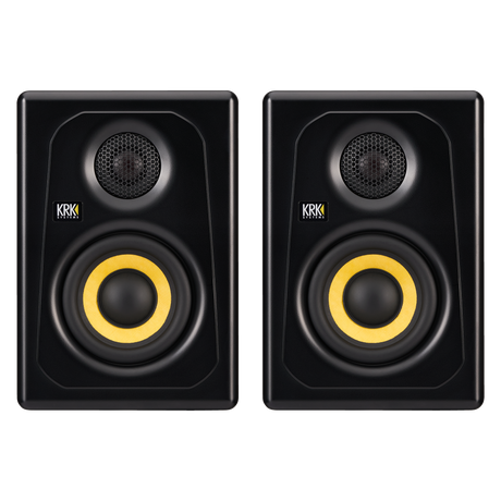 Par de monitores KRK Kreate 3 negros, vista frontal