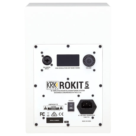 Monitor de Estudio Krk Rokit 5 RP5 G4 Blanco Par