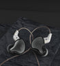 Audífonos in-ear KZ EDC negros, vista principal centrada