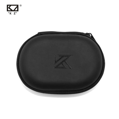 Estuche KZ negro con cremallera, vista principal centrada