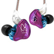 Audífonos in-ear KZ ZST negros, vista principal centrada