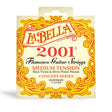 Cuerdas negras La Bella 2001 Flamenco Medium Tension para guitarra flamenca