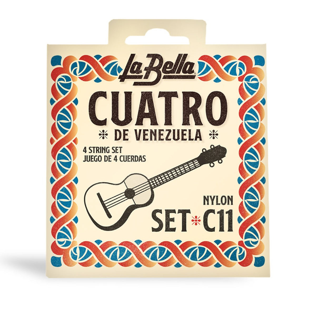 Empaque oficial La Bella C11 para cuatro de Venezuela