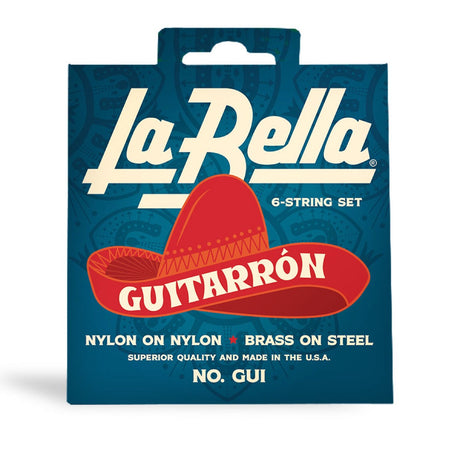 Juego de seis cuerdas La Bella GUI para guitarrón mexicano