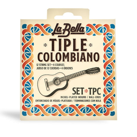 Juego de doce cuerdas La Bella TPC para tiple colombiano