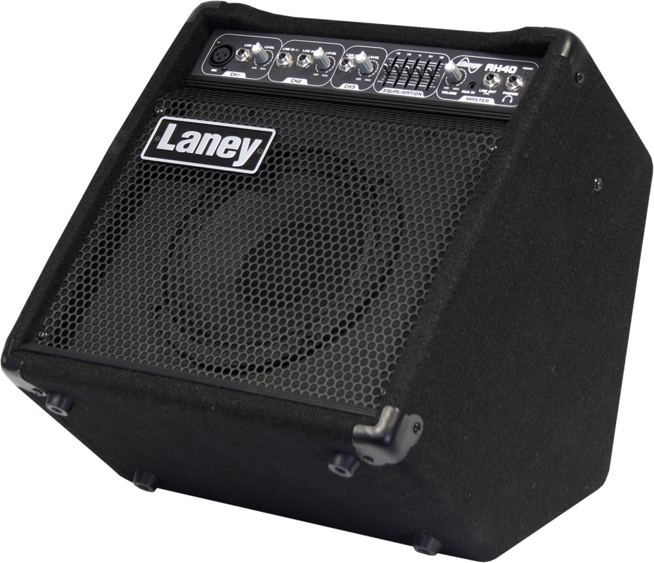 Amplificador Laney AH40, vista lateral izquierda