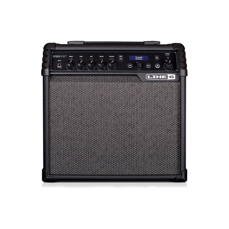 Amplificador Line 6 Spider V 30 MkII, vista frontal sobre fondo blanco
