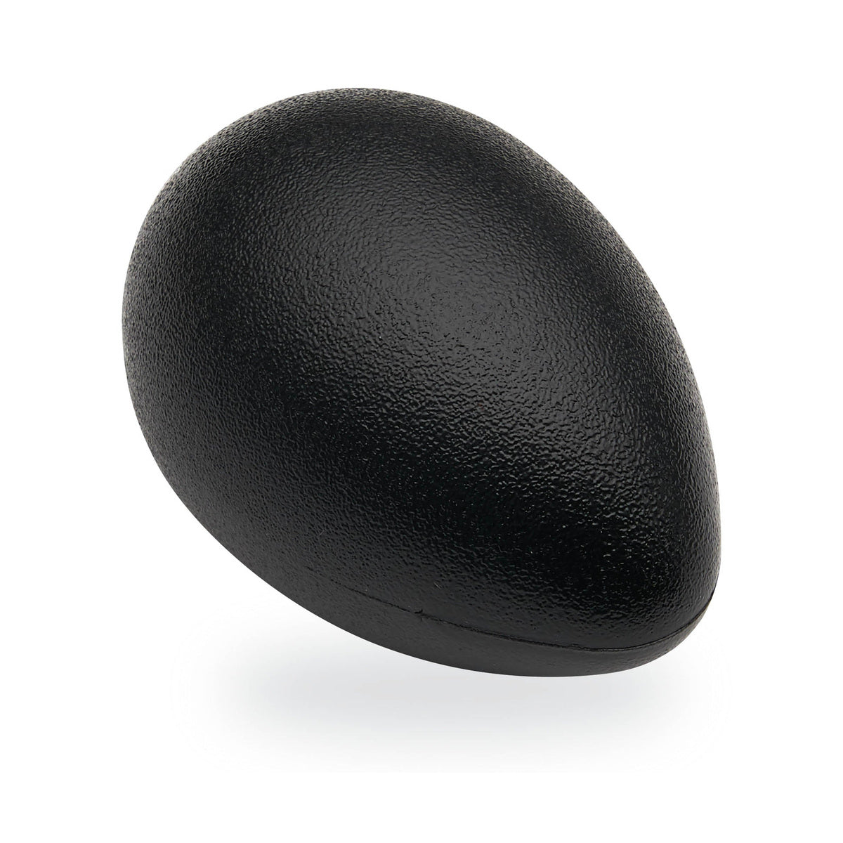 Huevo sonajero LP LP001-BK negro, producto aislado sobre fondo blanco