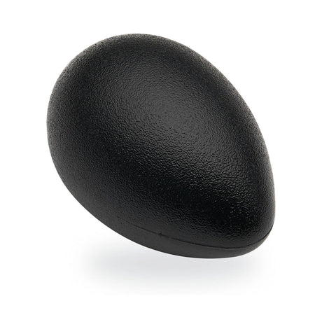 Huevo sonajero LP LP001-BK negro, producto aislado sobre fondo blanco